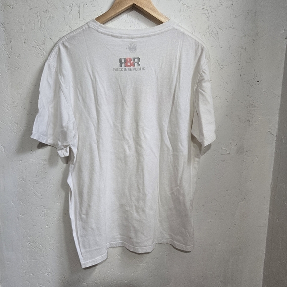Rock & Republic | White Mens T-Shirt - Picture 5 of 8